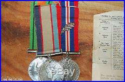 WW2 Medal group to POW captured Greece & Mid Greece. 2/3 Bn Interesting story