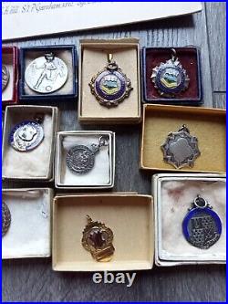 WW2 Military Football Medals Bovington