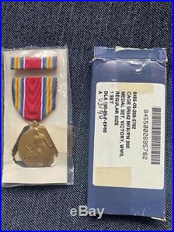 WW2 Named Bronze Star Medals with Paperwork & Medal Grouping All Original Casing