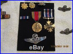 WW2 Named DFC Bombardier Sterling wings medals Canadian ribbons Grouping B-17 BG