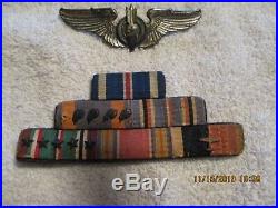 WW2 Named DFC Bombardier Sterling wings medals Canadian ribbons Grouping B-17 BG