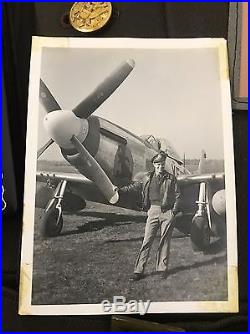 WW2 Named Fighter Pilots Uniform Grouping 8th Air force, Photo of Vet, Air Medal