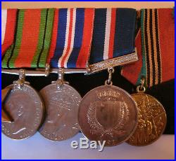 WW2 Naval Group inc Malta George Cross 50th Anniversary Medal + Russian Convoy