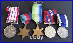 WW2 Navy Palestine 1936-39, LSGC Medal Group & More to G W Ward Ref 10273