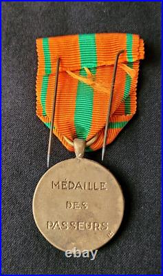 WW2 Original French Smugglers Medal 1939-1945 Resistance fighters bronze