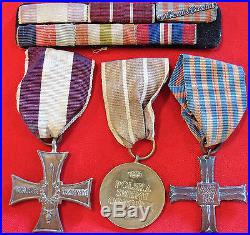 Ww2 Poland Monte Cassino & Gallantry Medal, Badge, Uniform Insignia Photo Group