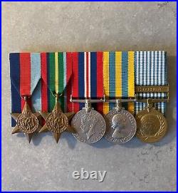 WW2 Pacific Star & Korea Medal Group WILSON, RNF, Royal Northumberland Fusiliers