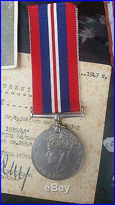 WW2 Polish Army 2nd Corps Medals