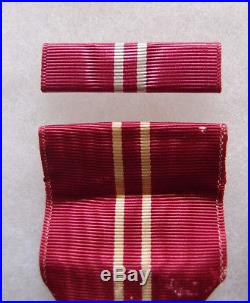 WW2 Presidential Medal For Merit Slot Brooch Mini And Ribbon