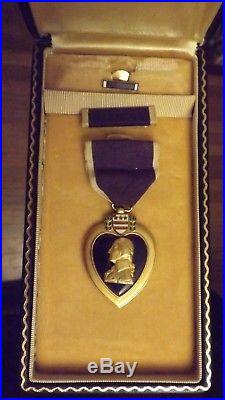 WW2 Purple Heart Medal in Original Case
