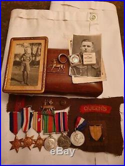 WW2. QUEENS ROYAL WEST SURREY. MEDALS TO MAJOR A. BELL. 7th Armoured Div. Desert Rats
