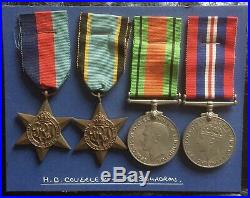 WW2 RAF 76 Squadron Pilot Air Crew Europe Medal Group, Nuremberg Raid POW