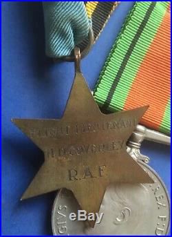 WW2 RAF 76 Squadron Pilot Air Crew Europe Medal Group, Nuremberg Raid POW