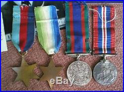 WW2 RCAF Memorial Cross, Birks Bar & Atlantic Medal Group to JOHNSTON 200 Squad