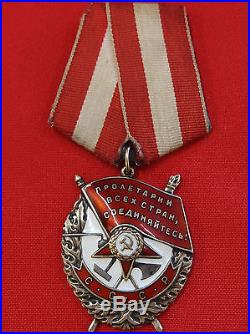 Ww2 Russian Soviet Union Order Of The Red Banner Medal For Bravery #360140