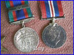 WW2 Royal Canadian Air Force Memorial Atlantic Medal Grouping to JOHNSTON 200sqd