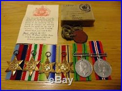 WW2 Royal Navy Mine-sweeping Causality Medals Fred Elijah Forder Norwich Man