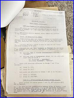 WW2 Royal Navy Minesweeper Operation Nestegg Medal & Document Group