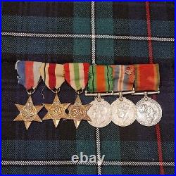 WW2 South African 6th Armoured Division Medal Group Italian Campaign