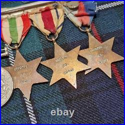 WW2 South African 6th Armoured Division Medal Group Italian Campaign