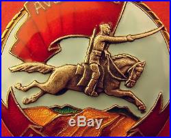 WW2 Soviet Mongolia Khalkhin Gol Badge Medal 1939 Russian Battle vs Japan MINT
