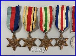 WW2 Territorial Efficiency Medal Group Africa, Italy Star CFN. H. Bryan REME