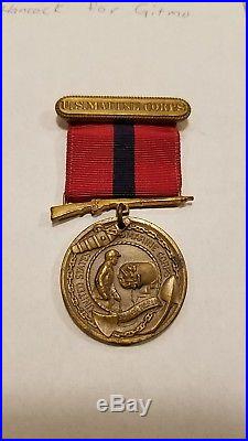 WW2 USMC Good Conduct Medal Named and Dated Numbered