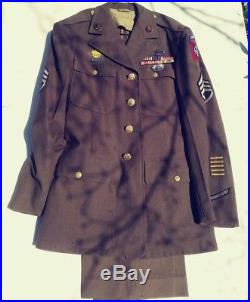 WW2 US Airborne Division Glider Infantry Uniform & Medal Grouping