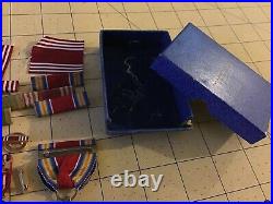 WW2 US Army Good Conduct medal Efficiency in box Lot