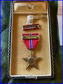 WW2 US Army Medal & Dog Tag Grouping, Bronze Star, 253rd Field Artillery Named