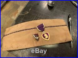 WW2 US Hat And Insignia & Medal Lot
