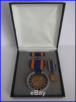 WW2 WWII World War 2 Air Medal US Air Corps Full Set Box