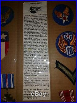 WW2 cbi medal grouping with paperwork