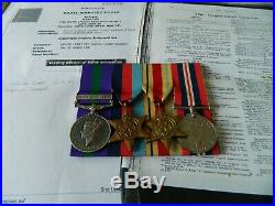 WW2 medal group to POOLE, 1st Buffs POW 1942 and died 1946