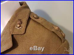 WW2 service dress uniform ROYAL ENGINEERS officer WW1 military medal winner