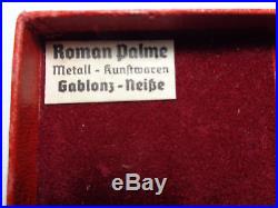 WW2 stamp Original German Award Box for a Medal Roman Palme