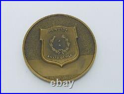 WWII 604th Army Engineer Camouflage Battalion Service Award Merit Bronze Medal