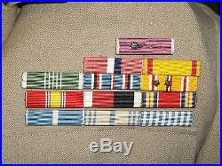 Wwii Korea World War Tunic Trousers Ribbon Bars Medals Colonel Named