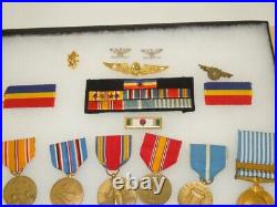 WWII Korea Guadalcanal USN Navy Doctor Medal, Ribbons, Insignia & Document Group