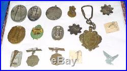WWII Lot of Japanese medals, badges. Police, Fireman, Postal, Veterans WW2