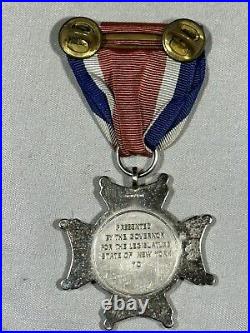 WWII Navy New York Conspicuous Service Cross & Commendation Medal Submarines 925