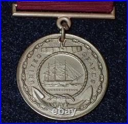 WWII Occupation Era USN Navy Good Conduct Medal Named'Donald A. Hontz 1948' NAB