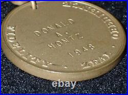WWII Occupation Era USN Navy Good Conduct Medal Named'Donald A. Hontz 1948' NAB