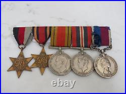WWII Royal Air Force Long Service Medal Group
