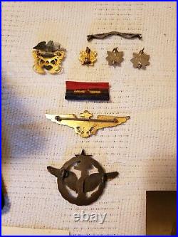 WWII USS Yorktown Bombing Squadron FIVE (VB-5) Pilot's Medal, Docs, Photos group