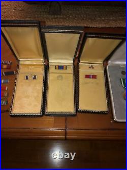 WWII US ARMY SOLDIER Lot Tank Tanker FRANCE PHOTOS MEDAL CASE Grouping WW2