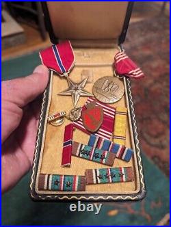 WWII US Bronze Star Grouping 976th Field Artillery Battalion