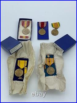 WWII US Campaign & Service Victory Medal & Vietnam Medals Lot of 10