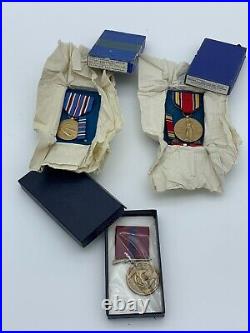 WWII US Campaign & Service Victory Medal & Vietnam Medals Lot of 10