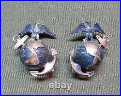 WWII U. S. Marine Officer's Miniature Medals, Jump Wings & EGA Insignia